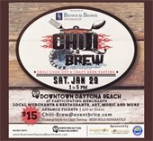 Chili & Brew in downtown Daytona Beach Saturday