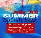 Summer Splash Bash at Cypress Aquatic Center