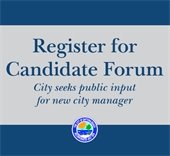 Register for candidate forum