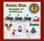 Santa takes to the streets Dec. 14