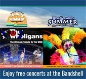 Enjoy free concerts this weekend at the Bandshell