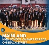 City hosts Mainland High School’s Champs Parade