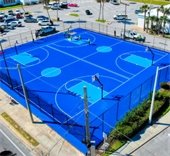 City basketball courts resurfaced and open