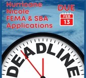 FEMA deadline for disaster assistance is Feb. 13