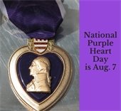 National Purple Heart Day is Aug. 7