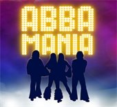 ABBA MANIA performers standing in a group