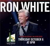 Due to popular demand, Ron White adds second show at Peabody Auditorium