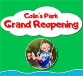 Colin’s Park grand reopening, June 23