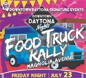 Downtown Daytona Nights graphic for Food Truck Rally