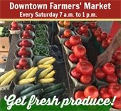 Get farm-fresh produce Saturdays at Downtown Farmers’ Market