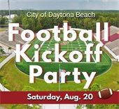City hosts Football Kickoff Party at Daytona Stadium