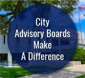 Get involved with the city by serving on an Advisory Board