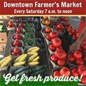 Fresh produce at a farmers' market