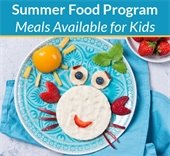 Summer meals available for children