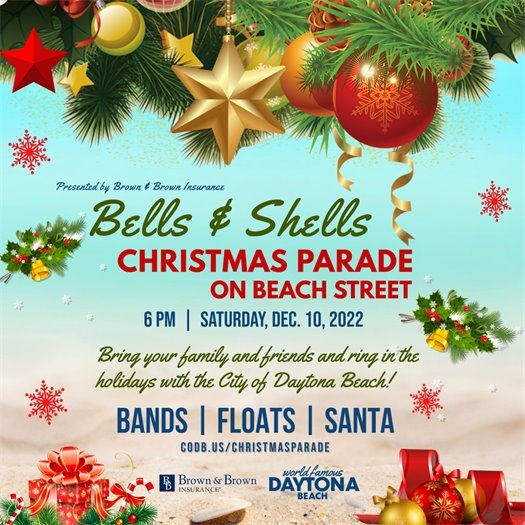 Daytona Beach's Bells & Shells Christmas Parade is Saturday