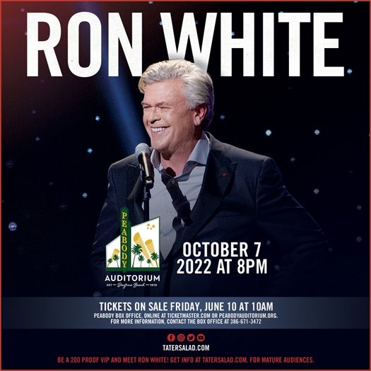 Tickets on sale to see Ron White at Peabody Auditorium
