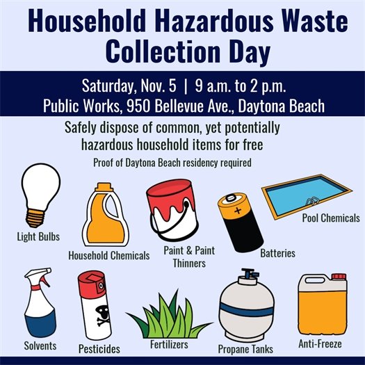 Household Hazardous Waste Day is Nov. 5