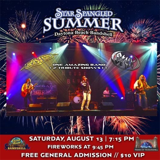 Star Spangled Summer Concert Series at Daytona Beach Oceanfront Bandshell
