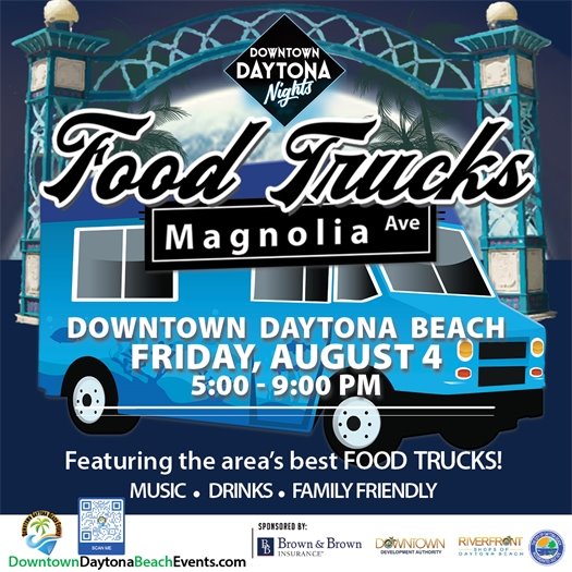 Food Truck rally in downtown Daytona Beach Friday