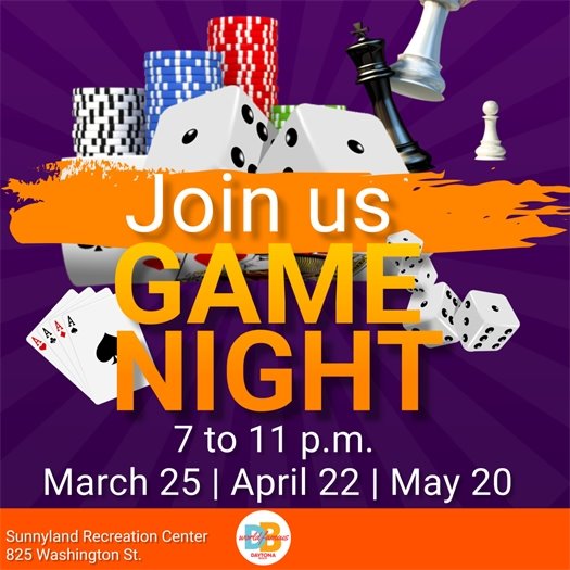 Game Night at Sunnyland Recreation Center