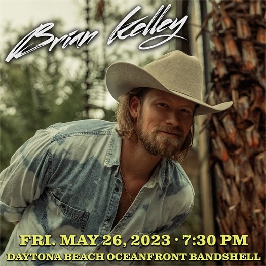 Tickets on sale to see Brian Kelley at the Bandshell