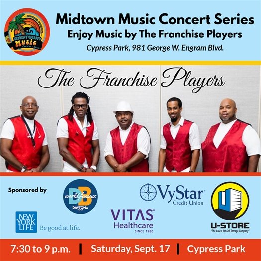 Midtown Music continues Saturday night with The Franchise Players
