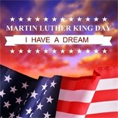 American flag, I Have a Dream