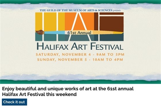 Halifax Art Festival is downtown this weekend